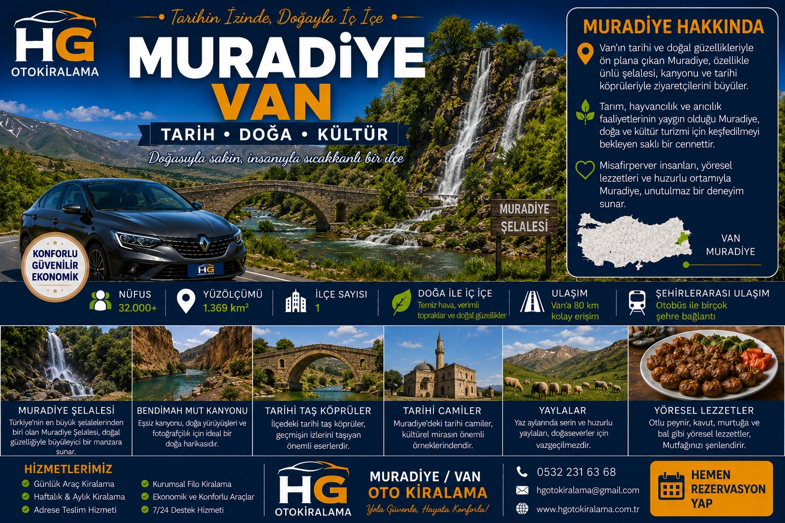 Muradiye Van araç kiralama | HG Blog
