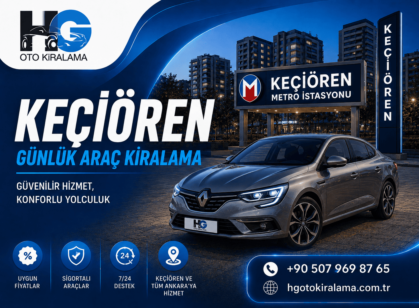 Keçiören Günlük Araç Kiralamaa