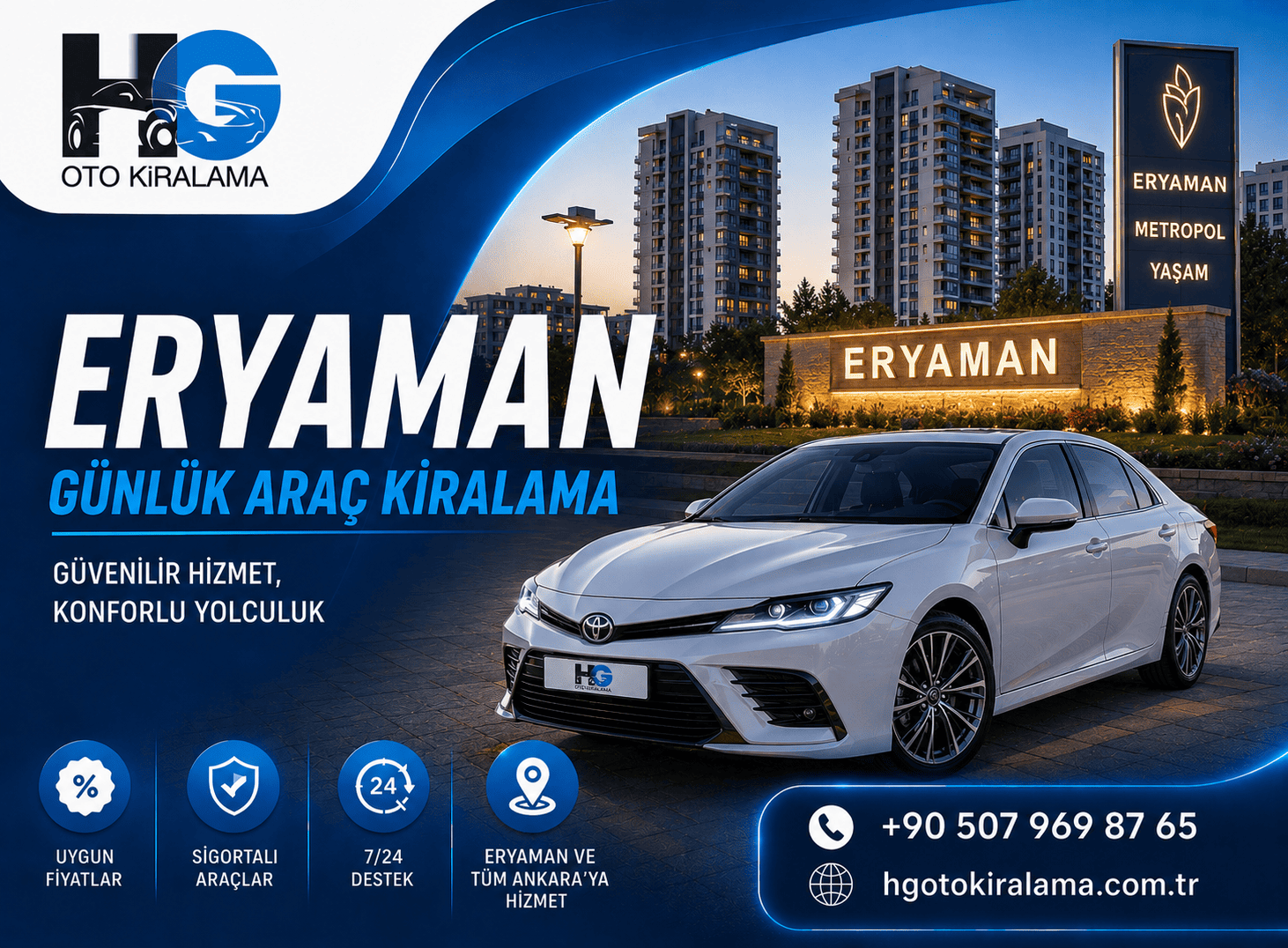 Eryaman Araç Kiralama
