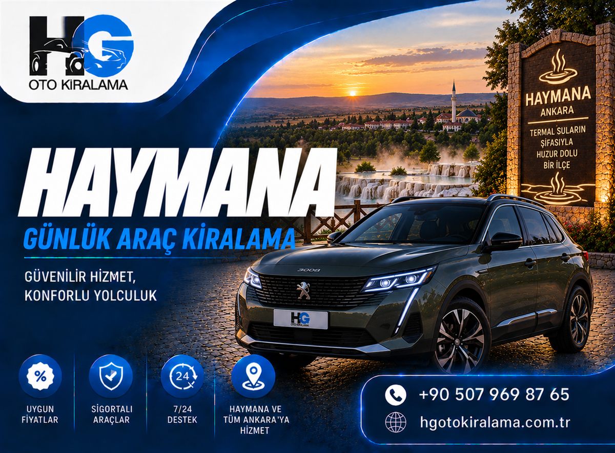Haymana Günlük Araç Kiralama