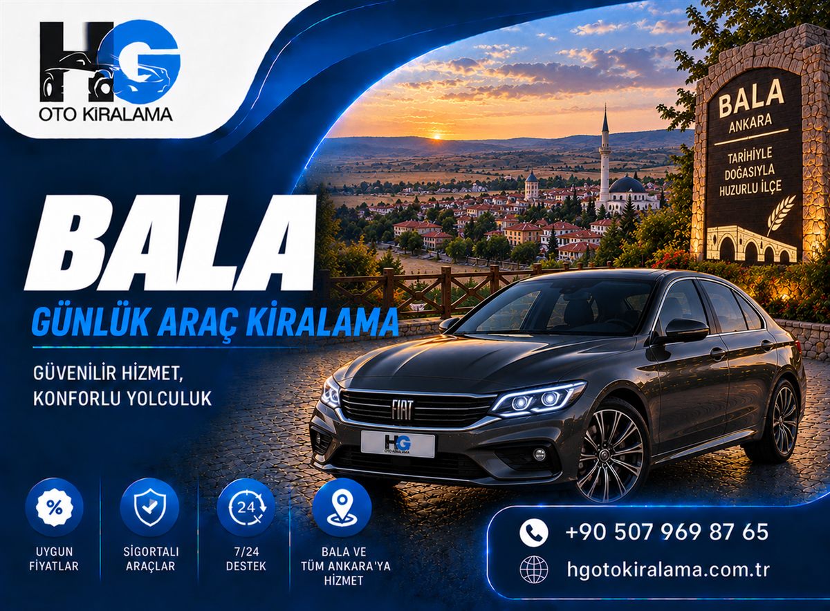 Bala Günlük Araç Kiralama