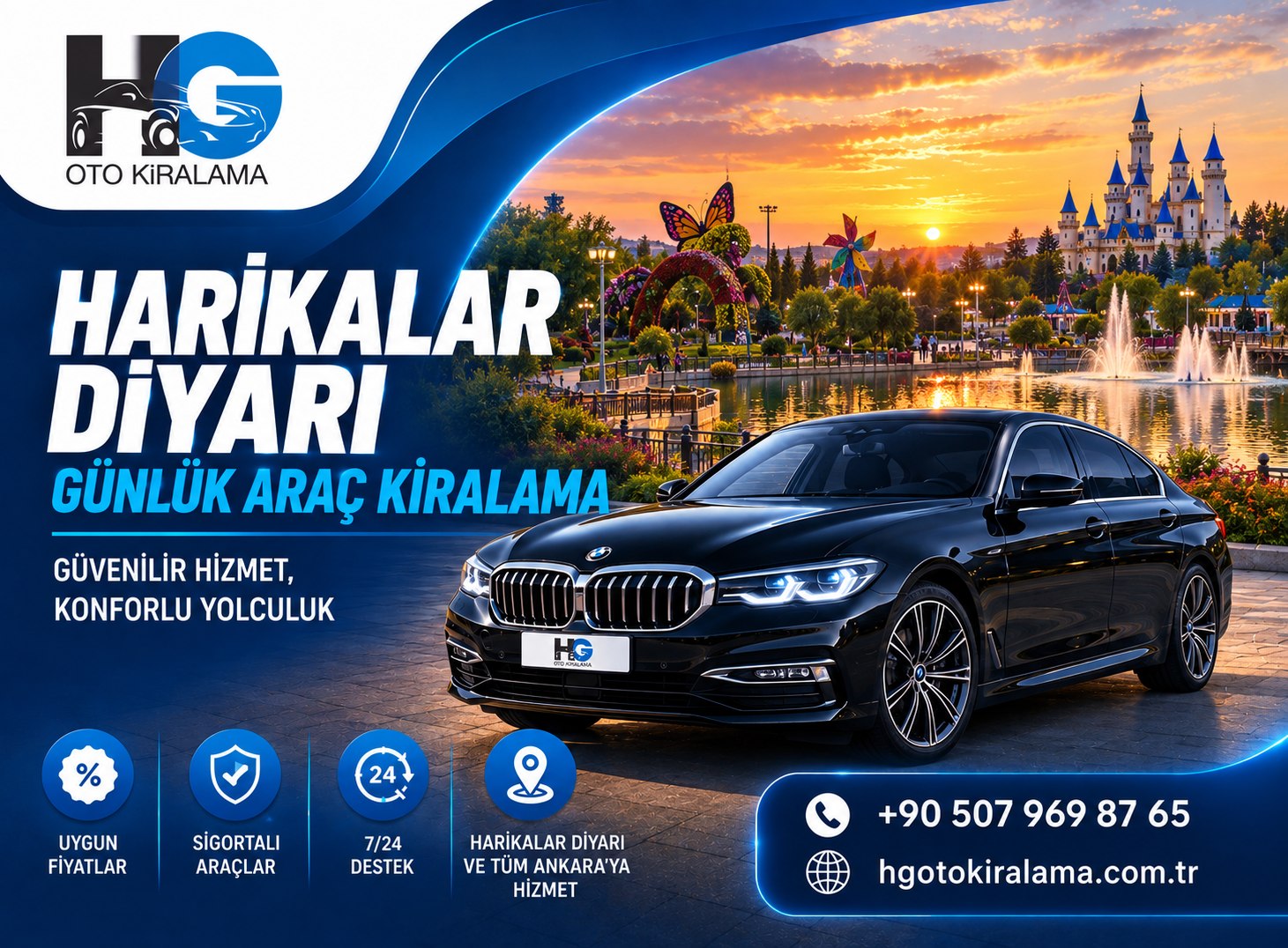 Harikalar Diyarı Araç Kiralama